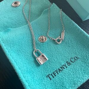 Tiffany & Co. Silver Lock Necklace